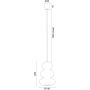Lampa wisząca 1x5 W biała-opal 8824 Argon Orlando zdj.2