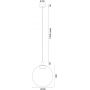 Lampa wisząca 1x12 W zielona-szary/popielaty 8830 Argon Sacramento zdj.2