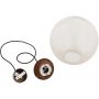 Lampa wisząca 1x12 W różowa-brązowa 8829 Argon Sacramento zdj.11
