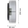 Kinkiet 1x12 W czarny-przydymiony 8833 Argon Tampa zdj.2