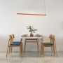 Lampa wisząca 1x37 W brązowa 8834 Argon Miami zdj.4