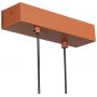 Lampa wisząca 2x74 W brązowa 8837 Argon Miami zdj.15