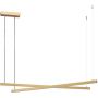 Lampa wisząca 2x74 W złota 8839 Argon Miami zdj.1