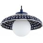 Lampa wisząca 1x6 W opal-granatowa 8948 Argon Boll zdj.3