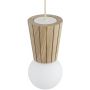 Lampa wisząca 1x6 W drewno-opal 8951 Argon Volante zdj.4