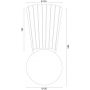 Lampa podsufitowa 1x6 W drewno-opal 8973 Argon Volante zdj.2