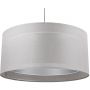 Lampa wisząca 1x60 W szary/popielaty-srebrna 0MGO00350 BPS Koncept Duo len light zdj.1