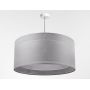 Lampa wisząca 1x60 W szary/popielaty-srebrna 0MGO00560 BPS Koncept Duo len light zdj.6