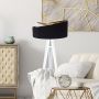 Lampa stojąca 1x60 W biała-czarna-złota 060P025W BPS Koncept Galaxy zdj.3