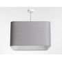 Lampa wisząca 1x60 W szary/popielaty KW00940W20 BPS Koncept Kwadro len light zdj.6