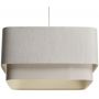 Lampa wisząca 1x60 W kremowa-beżowa KWD002 BPS Koncept Kwadro duo zdj.1