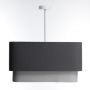 Lampa wisząca 1x60 W szary/popielaty-grafitowa KWD007 BPS Koncept Kwadro duo zdj.4