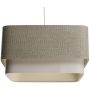 Lampa wisząca 1x60 W beżowa KWD009 BPS Koncept Kwadro duo zdj.1