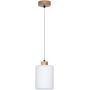 Lampa wisząca 1x60 W biała 111860174 Britop Lighting Zefir zdj.1