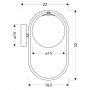 Kinkiet 1x28 W czarny 2110179 Candellux Cordel zdj.2