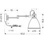 Kinkiet 1x40 W biały 2185238 Candellux Espera zdj.2