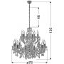 Lampa wisząca 3094615 Candellux Maria Teresa zdj.2