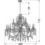 Lampa wisząca 3097586 Candellux Aurora zdj.2