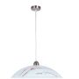 Lampa wisząca 1x40 W biała-srebrna-brązowa 3109265 Candellux Brag zdj.1