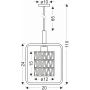 Lampa wisząca 1x40 W czarna 3126767 Candellux Crown zdj.2