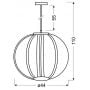 Lampa wisząca 3143955 Candellux Cansas zdj.2