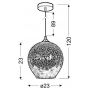 Lampa wisząca 3151295 Candellux Galactic zdj.2