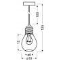 Lampa wisząca 3158652 Candellux Gliva zdj.2