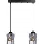 Lampa wisząca 2x60 W przydymiony 3200132 Candellux Felis zdj.1