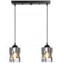 Lampa wisząca 2x60 W przydymiony 3200132 Candellux Felis zdj.4