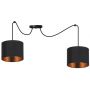 Lampa wisząca 2x40 W złoty 3200842 Candellux Candida zdj.1