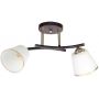 Lampa podsufitowa 2x40 W biała 3222622 Candellux Greco zdj.1