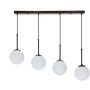 Lampa wisząca 4x40 W czarny 3409630 Candellux Pompei zdj.1