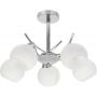 Lampa podsufitowa 5x40 W biała-chrom 3534984 Candellux Amos zdj.1