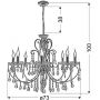 Lampa wisząca 3873747 Candellux Aurora zdj.2