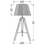 Lampa stołowa 4131150 Candellux Lugano zdj.2