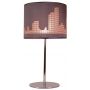 Lampa stołowa 1x60 W chrom 4155029 Candellux Manhattan zdj.1