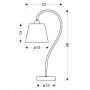 Lampa stołowa 4170760 Candellux Luk zdj.2