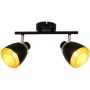 Lampa podsufitowa 2x40 W czarna 9213743 Candellux Aleksandria zdj.5