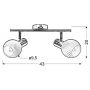 Lampa podsufitowa 9294202 Candellux Turno zdj.2