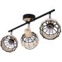 Lampa podsufitowa 3x40 W czarna 9312227 Candellux Tajga zdj.5