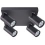 Lampa podsufitowa 4x15 W czarna 9828143 Candellux Gary zdj.1