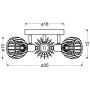 Lampa podsufitowa 3x25 W biały 9868118 Candellux Atarri zdj.2