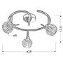 Lampa podsufitowa 9870326 Candellux Bombola zdj.2