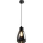 Lampa wisząca 1x40 W czarna-przydymiona 3135080 Candellux Moldo zdj.1