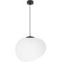 Lampa wisząca 1x40 W biała-czarna 3135141 Candellux Stones zdj.1