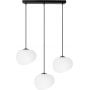 Lampa wisząca 3x40 W biała-czarna 3335158 Candellux Stones zdj.1