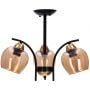 Lampa wisząca 3x40 W czarna-bursztynowa 3335318 Candellux Merra zdj.2