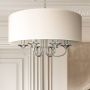 Lampa wisząca 6x40 W biała-chrom P06512CHWH CosmoLight Abu Dhabi zdj.10