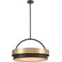 Lampa wisząca 6x40 W czarna P06753BR CosmoLight Coburg zdj.1