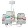 Lampa wisząca 3x60 W wzór 61687 Dalber Baby Travel zdj.1